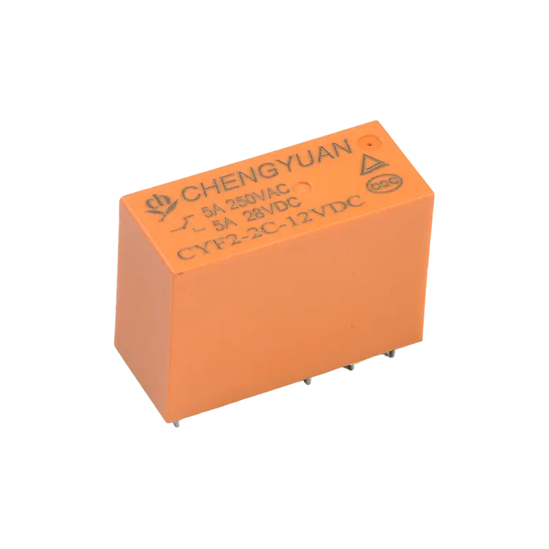 CYF2 relé, DPDT relé, JQX-14F, 5A 250VAC relé, 8A relé, 8PIN PCB 0,54W relé.14F strømrelé