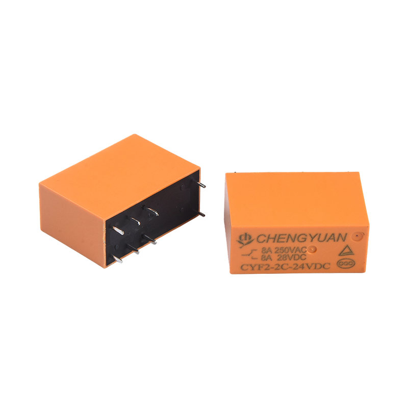 CYF2 relé, DPDT relé, JQX-14F, 5A 250VAC relé, 8A relé, 8PIN PCB 0,54W relé.14F strømrelé