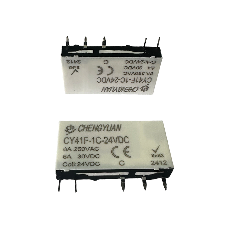 CY41F Relé,Slim Power Relé,41F Relé,Signal Relé, 5PIN PCB 6A Lite Relé.