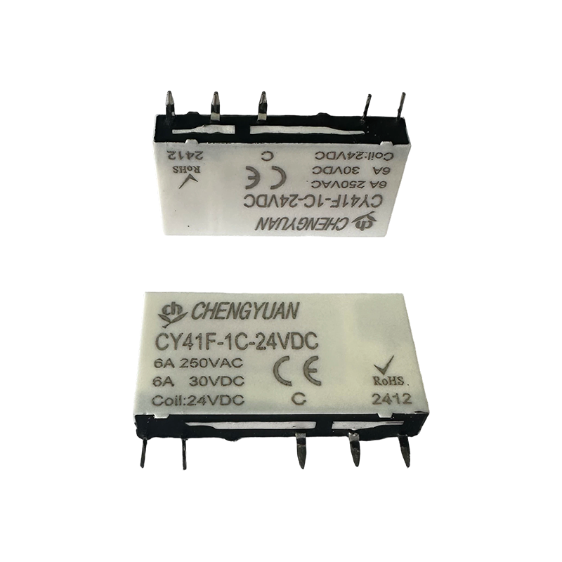 CY41F Relé,Slim Power Relé,41F Relé,Signal Relé, 5PIN PCB 6A Lite Relé.