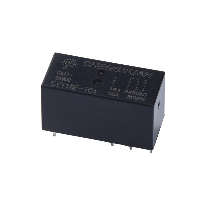 CY115F3 relé, SPDT PCB-relé, JQX-115F, 16A 0,4W 8PIN-relé, PCB 1C-relé, 115F strømrelé